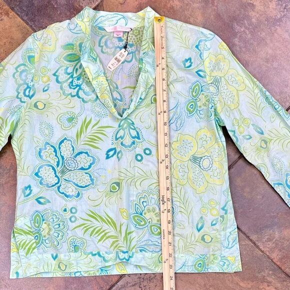 NWT Victoria’s Secret Floral Boho Blouse M/L - Picture 6 of 10